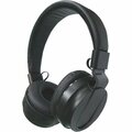 Ezgeneration Stereo Headphones with Volume Control 71 in. Cord Black EZ127490